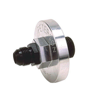 Peterson Oil Filter Block Off Plate Suit SB & BB for Ford, -10 AN Male Fitting