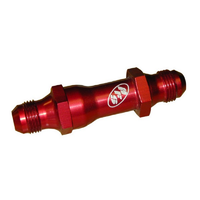Peterson 700 Series Inline Fuel Filter -4 AN Male, 60 Micron Filter, 3" X 1-1/8"