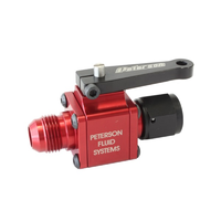 Peterson Small Body Inline Ball Valve -6 AN Male To -6 AN Female
