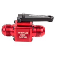 Peterson Small Body Inline Ball Valve -8 AN To -8 AN Male
