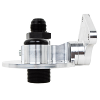 Peterson Billet Remote Filter Firewall Mount Suit Filter With 1-1/2-12" Thread With -12 AN Male Fittings