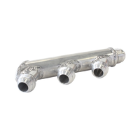 Peterson 4 Stage Oil Return Manifold With -12 AN X -12 AN X -12 AN X -12 AN