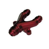Peterson Billet Y Manifold -10 AN X -8 AN X -8 AN