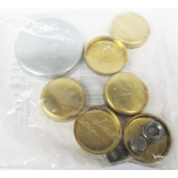 Pioneer Brass Welch Plug Kit Suit Big Block for Ford 429-460 V8 PIPE-125-BR