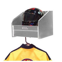 Pit Pal 1 Bay Wall Mount Helmet Shelf with Hanger 14.25"W x 12"H x 15"D
