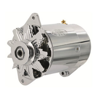 Powermaster PowerGen Alternator Chrome, Suit GM, 75 amps, Short Housing, 12v