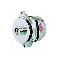 Powermaster GM/Chevy CS144 Alternator 200 AMP Internal Reg 6 Groove Serpentine