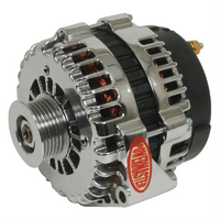 Powermaster GM Style AD Alternator 215 Amps 4 Pin VR 6-Groove Serpentine Pulley 