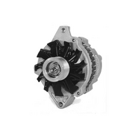 Powermaster Natural Finish GM/Chevy Alternator XS Volt 140 AMP Internal Regulator 6 Groove Serpentine