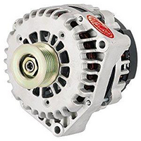 Powermaster Natural GM Style AD Alternator 215 Amps 4 Pin VR 6-Groove Pulley 