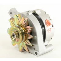 Powermaster Natural for Ford Alternator 65 AMP External Regulator Single V Pulley 