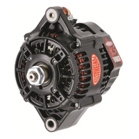 Powermaster Black Denso XS Volt Racing Alternator 160 AMP 1 Wire NO Pulley 