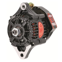 Powermaster Black Denso XS Volt Racing Alternator 75 AMP 1 Wire NO Pulley