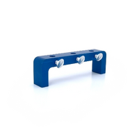 Powerhouse Standard 3-Hole Deck Bridge Blue Anodised Finish