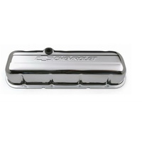 Proform Stamped Valve Covers Tall Style with Baffle Chrome Big Block Chev