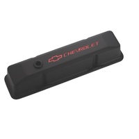 Proform Die Cast Valve Covers Tall Style Black Crinkle Finish Small Block Chev