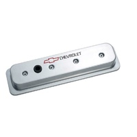 Proform Die Cast Valve Covers Centre Hold-Down Chrome Small Block Chev 1987-Late
