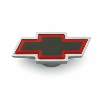 Proform Air Cleaner Wing Nut Small Chrome Chevrolet Bowtie With Black/Red Emblem