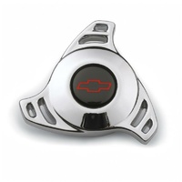 Proform Air Cleaner Wing Nut Small Hi-Tech w/ Chevrolet Bowtie insert Black/Red
