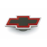 Proform Air Cleaner Wing Nut Large Chrome Chevrolet Bowtie Black/Red Emblem