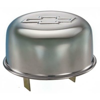 Proform Push-In Breather Cap Chrome With Bowtie Emblem 1.82" Opening