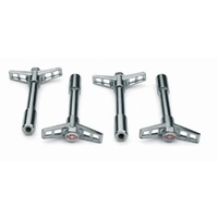 Proform Valve Cover Wing Nuts Bowtie Chrome Chev 1/4" x 20 Thread 4 Pack