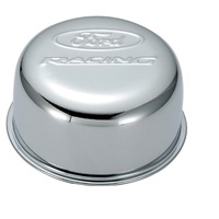 Proform Valve Cover Breather Twist-On Style Chrome 3" for Ford Racing Logo PR302-200