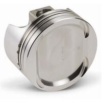 Probe Industries Pistons Set Forged For Mitsubishi Dish 86.50mm 3.386 Bore 1.375 in. Comp. Height