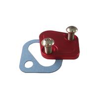 PRP Fuel Pump Block-Off Plate Red Suits Chev BB V8 PRP7250