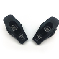 PRW Rocker Arms Platinium Pro Super Duty Stud Mount Full Roller Aluminium Black Anodised 1.73 Ratio 7/16 in. Stud for Ford Boss 351C-M Set o