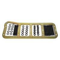 PRW Main Cap Girdle Steel Gold Zinc Plated for Ford 351W Kit
