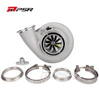Pulsar Turbo Systems Turbocharger DBB .85A/R Cover Billet Comp. Wheel .1.15A/R Dual V-Band 3 in. Inlet 4 in. Outlet 525-1450 G42-1450 Kit