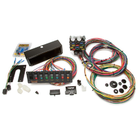Painless Wiring 21 Circuit Universal Pro Street Panel & Harness Kit GM Keyed