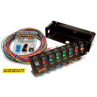 Painless Wiring 6 Switched Fused Panel Ignition/Start Fuel Pump 1 & 2 Etc