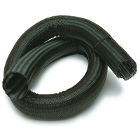 Painless Wiring 2" Dia Power braid High Temp Wire Wrap 4 FT Length Up To 257°F