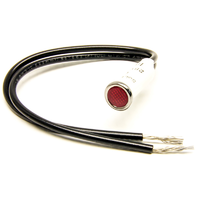 Painless Wiring 5/16" Red Dash Indicator Light 12-Volt, 1.2 Watt PW80204