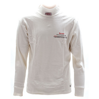 Pyrotect Inner Wear Turtle Neck Top (X-Small) White, SFI Approved