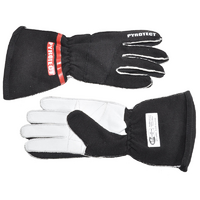 Pyrotect Pro-Series Driving Gloves 2-Layer (Small) Black, SFI 3.3/5 specifications
