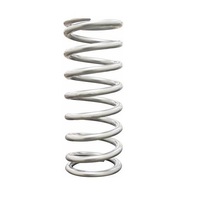 QA1 Coilover Spring High Travel 2.5in. Dia. 10in. Length 350 lbs/in. Silver Powdercoated Each