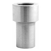 QA1 Chassis Tube Adapter Steel 1 1/2in. Diameter RH 3/4in.-16 X Thread .250in. Wall Thickness Smooth Each