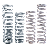 QA1 Coil-Over Spring 140 lbs./in. Rate 8 in. Length 1.875 in. Diameter Silver Powdercoated Each