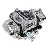 Quick Fuel Carburettor Street 650 CFM Brawler Street Model 4 Barrel Electric Gasoline Aluminum Shiny Each