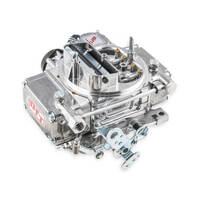 Quick Fuel Carburettor Street 450 CFM Slayer Model 4 Barrel Electric Gasoline Aluminum Shiny Each
