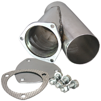 Quicktime Performance 4" Stainless Steel Y-Branch Cutout with Flange