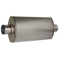 Quicktime Performance AR3 S/S Muffler 2-1/2" With Center Inlet/Outlet