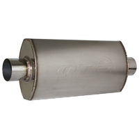 Quicktime Performance AR3 S/S Muffler 3" With Center Inlet/Outlet