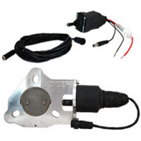 Quicktime Performance 2-1/4" Single Electric Exhaust Cutout Kit Includes Electric Valve, Toggle Switch & Wiring