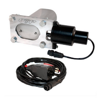 Quicktime Performance 3" Single Oval Electric Exhaust Cutout Kit Includes Electric Valve, Toggle Switch & Wiring