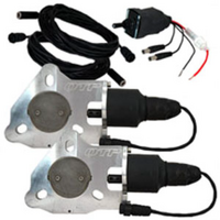 Quicktime Performance 2-1/4" Dual Electric Exhaust Cutout Kit Includes Electric Valve, Toggle Switch & Wiring