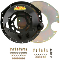 Quicktime Inc Steel SFI 6.1 Bellhousing SB & BB Chev With Muncie, Richmond, Saginaw or TKO Trans, 153/168 Tooth Flysheel